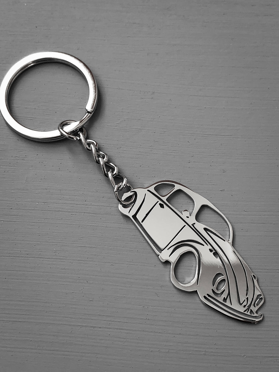 Laser Cut Aircooled Beetle Keychain