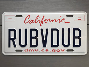 California license plate  for sale