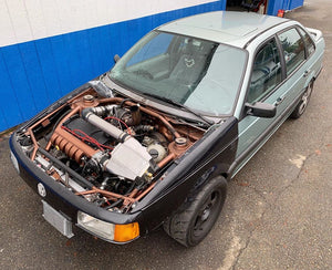 VR6-Turbo B3 Passat, Custom Tube Chassis