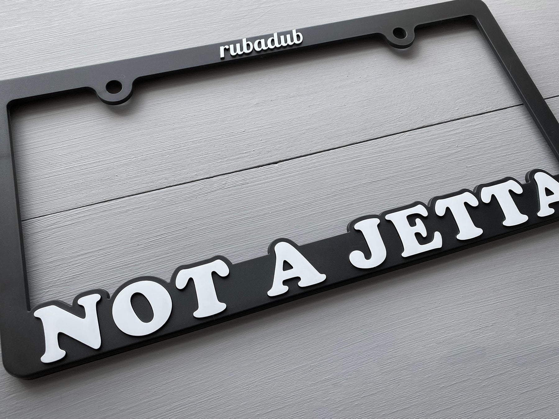 not a jetta us plate frame