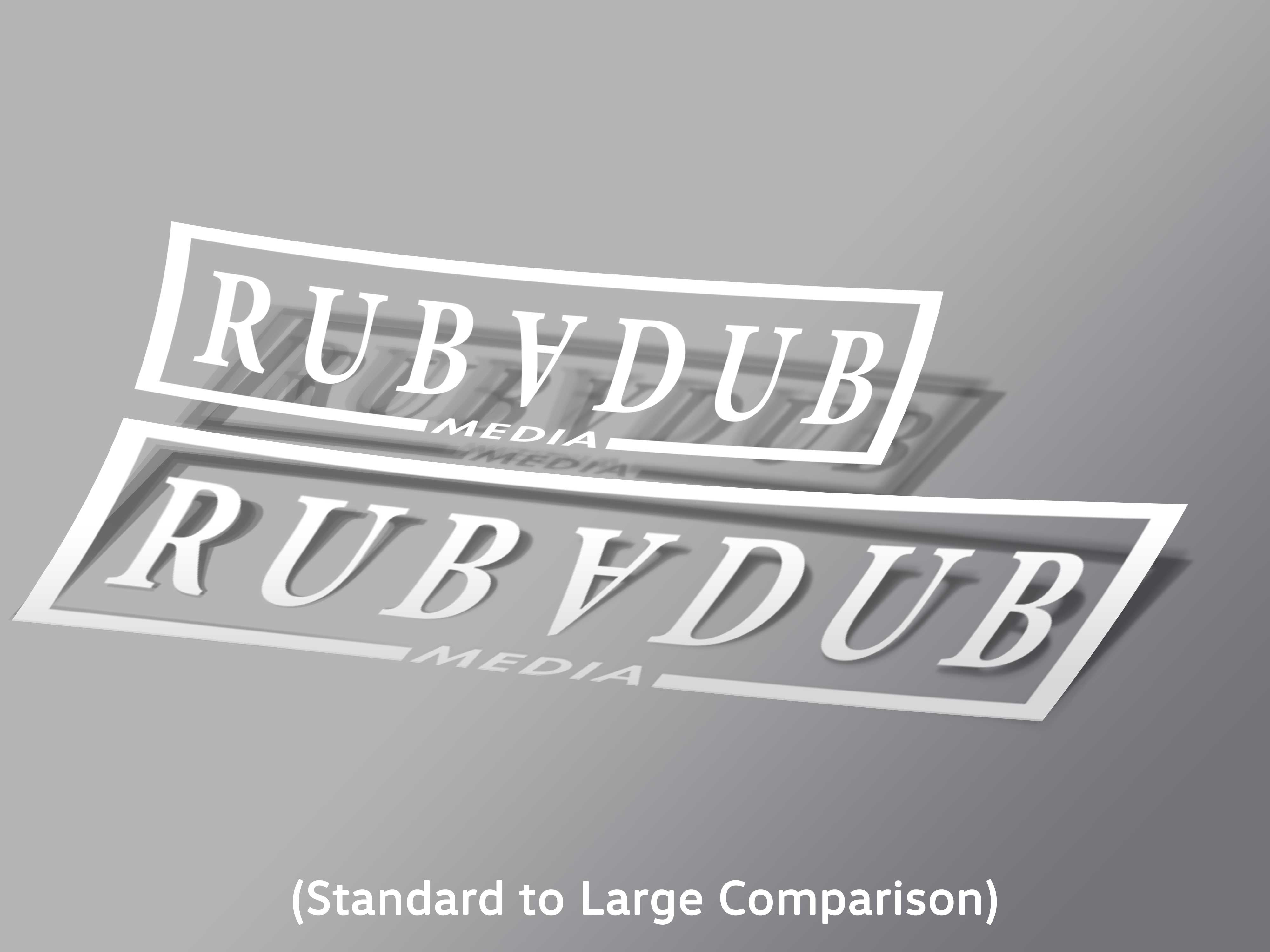 Rubadub Media Logo Decal