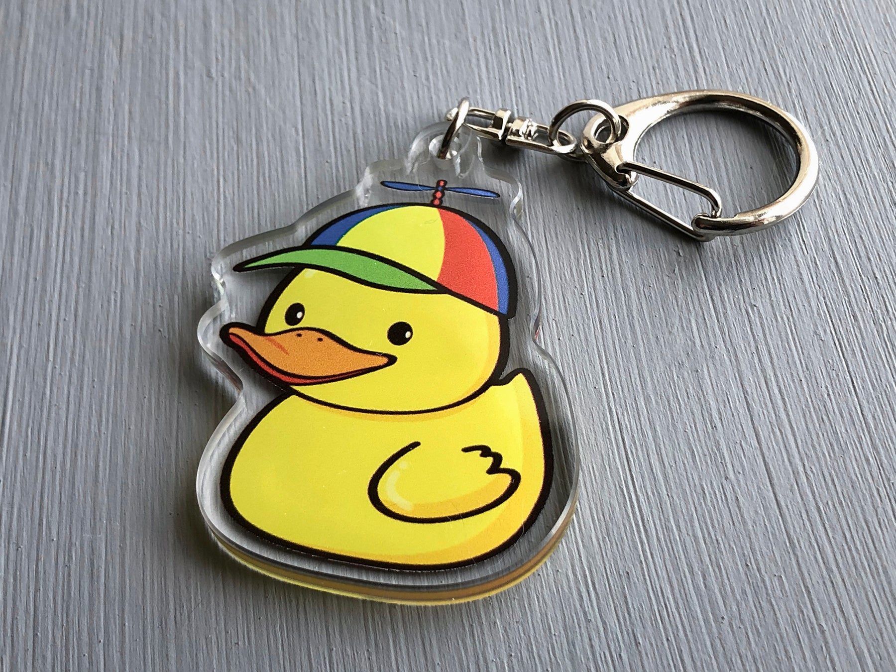 Rubber Duck Keychain 