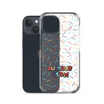 Harlekin Sprinkles Clear iPhone Case