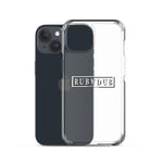 Rubadub Media Clear iPhone Case