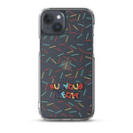 Harlekin Sprinkles Clear iPhone Case