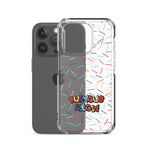 Harlekin Sprinkles Clear iPhone Case