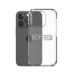 Rubadub Media Clear iPhone Case