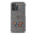 Harlekin Sprinkles Clear iPhone Case