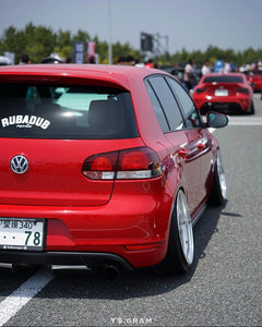 rubadub media arched decal mk6 golf