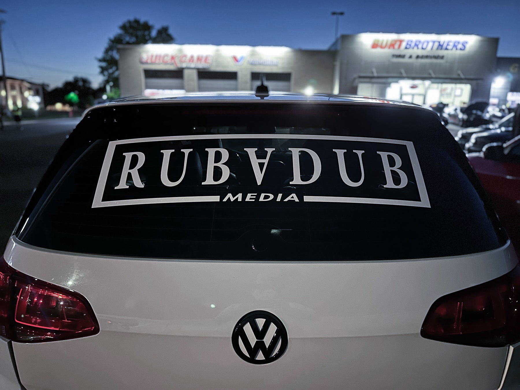 Rubvdub Design Rubadub Media Logo Decal – RUBADUB MEDIA