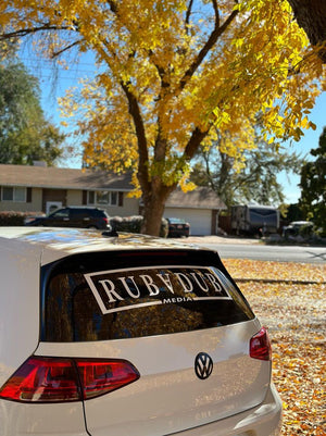 rubadub media xl sticker decal banner