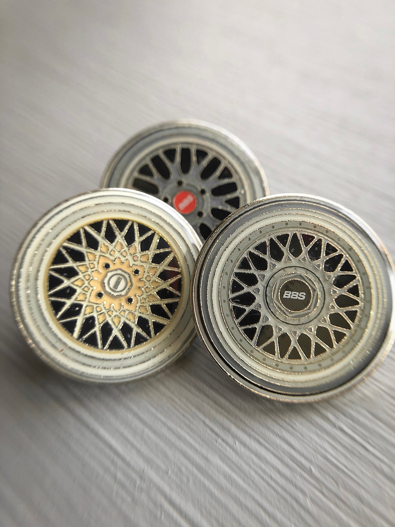 bbs style basketweave wheels pins