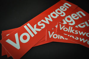Volkswagen Box Logo Decal