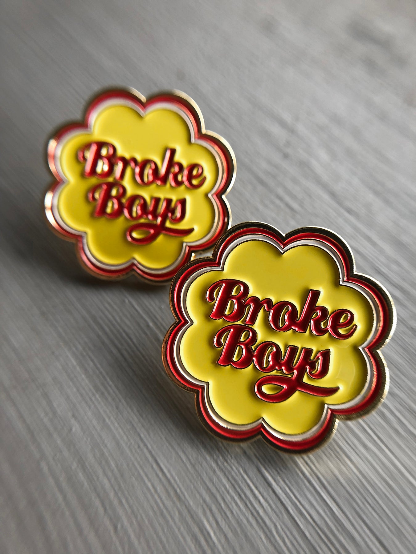 Broke Boys Enamel Pin