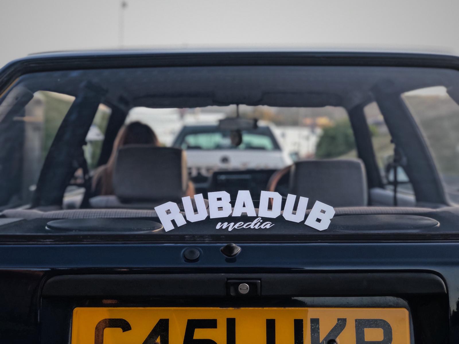 Rubvdub Design RUBADUB Media Arched Decal – RUBADUB MEDIA
