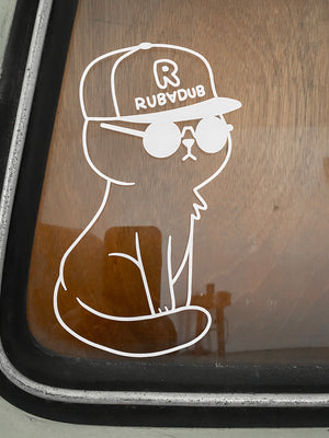 rubadub cat sticker