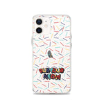 Harlekin Sprinkles Clear iPhone Case