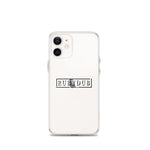 Rubadub Media Clear iPhone Case