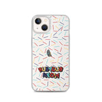 Harlekin Sprinkles Clear iPhone Case