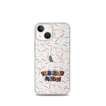 Harlekin Sprinkles Clear iPhone Case