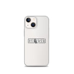 Rubadub Media Clear iPhone Case