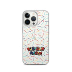 Harlekin Sprinkles Clear iPhone Case