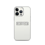 Rubadub Media Clear iPhone Case