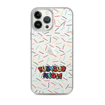 Harlekin Sprinkles Clear iPhone Case