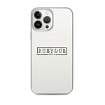 Rubadub Media Clear iPhone Case