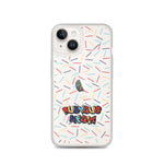 Harlekin Sprinkles Clear iPhone Case