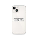 Rubadub Media Clear iPhone Case