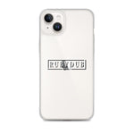 Rubadub Media Clear iPhone Case