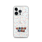 Harlekin Sprinkles Clear iPhone Case