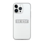 Rubadub Media Clear iPhone Case