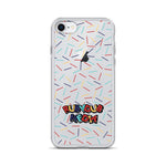 Harlekin Sprinkles Clear iPhone Case