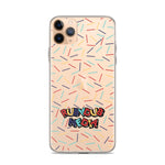 Harlekin Sprinkles Clear iPhone Case