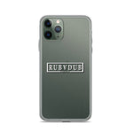 Rubadub Media Clear iPhone Case