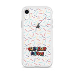 Harlekin Sprinkles Clear iPhone Case