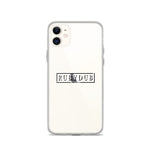 Rubadub Media Clear iPhone Case