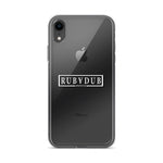 Rubadub Media Clear iPhone Case