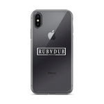 Rubadub Media Clear iPhone Case