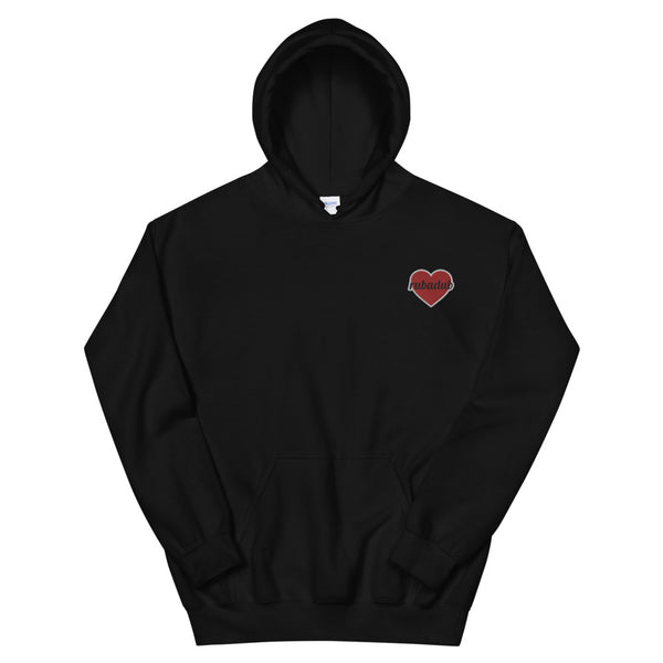 Love-A-Dub Embroidered Heart Hoodie – RUBADUB MEDIA