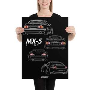 MX-5 Lifestyle Poster
