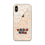 Harlekin Sprinkles Clear iPhone Case