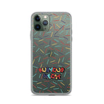 Harlekin Sprinkles Clear iPhone Case