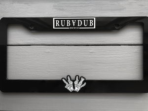 Rubadub Media License Plate Frame