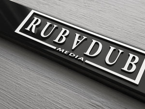 Rubadub Media License Plate Frame