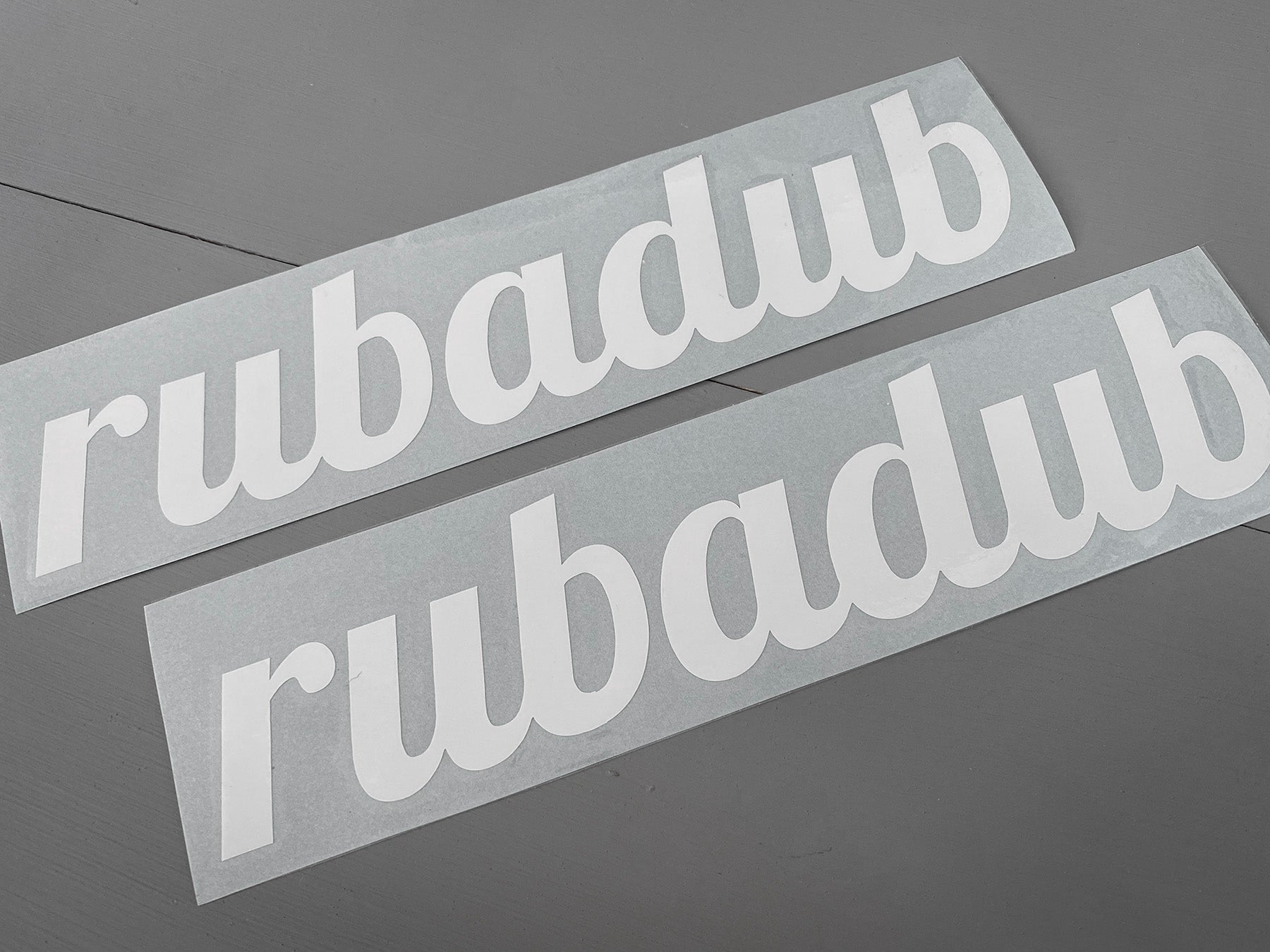 Rubvdub Design rubadub Script Logo Decal – RUBADUB MEDIA