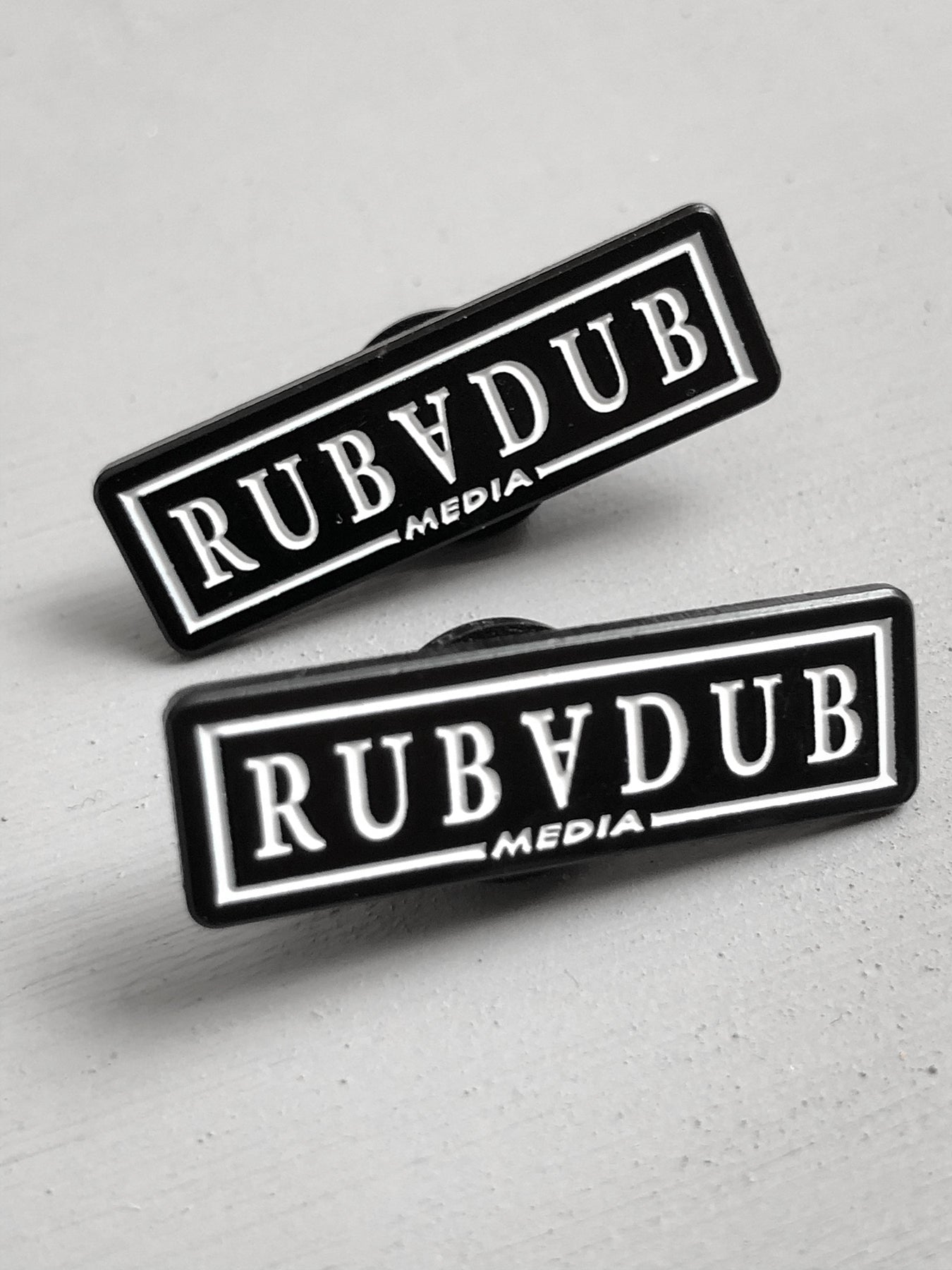 Rubvdub Design Rubadub Media Enamel Pin – RUBADUB MEDIA