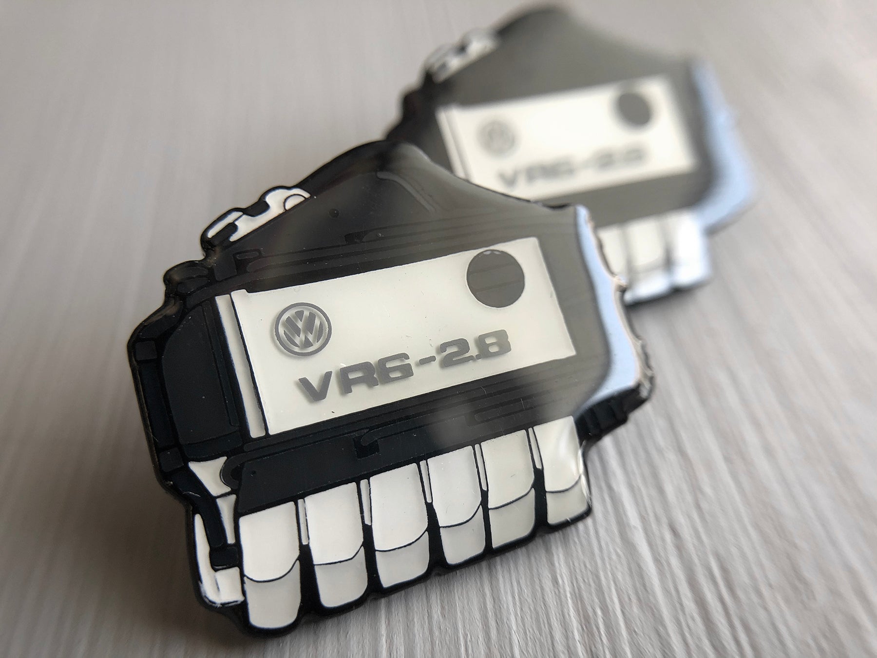 VR6 12V Enamel Pin